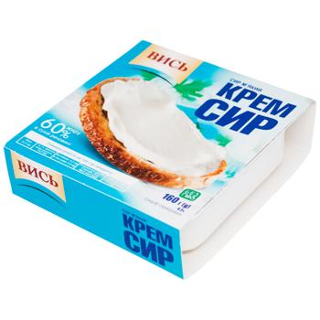 Крем-сир Вись 60% 160г - купити, ціни на КОСМОС - фото 1
