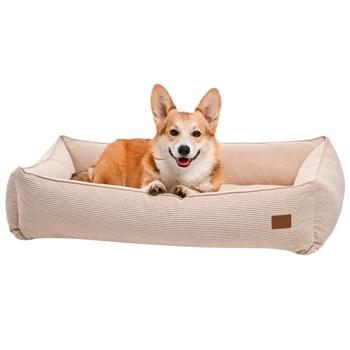 Noble Pet Albert Velvet лежак для собак 70х50 см - бежевий - купити, ціни на MasterZoo - фото 1