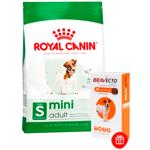 Корм сухий Royal Canin Mini Adult для собак малих порід 8кг + таблетка Bravecto для собак від 4,5 до 10кг від зовнішніх паразитів