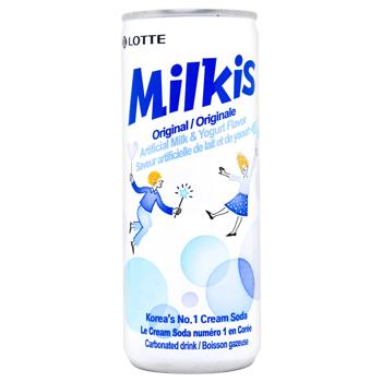 Lotte Milkis Milk Yogurt Carbonated Drink 250ml - buy, prices for Auchan - photo 1