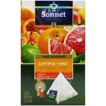 Sonnet Citrus Mix Green Tea 2g*20pcs - buy, prices for - photo 2