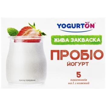 Yogurton Probio Yogurt Dry Bacterial Starter Culture 1g х 5pcs - buy, prices for Auchan - photo 2