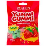 Конфеты Yummi Gummi Кислая клубника 70г