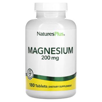 Nature's Plus Magnesium 200mg 180 tablets