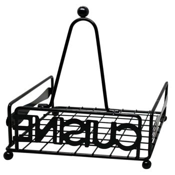 Серветниця металева чорний колір - купити, ціни на Таврія В - фото 1