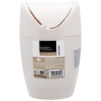 Excellent Houseware Waste Bin 1.5l in assortment - buy, prices for - photo 2