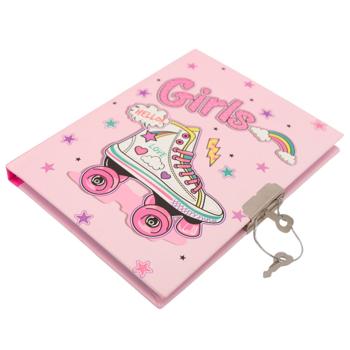 Блокнот Маlevaro Привіт дівчата на замочку 135х135мм 60 аркушів в лінію - купити, ціни на Таврія В - фото 2