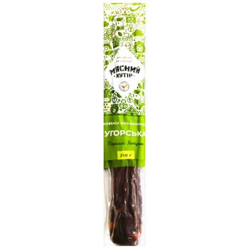 Myasniy Khutir Hungarian Semi-smoked Sausage 210g - buy, prices for Auchan - photo 1