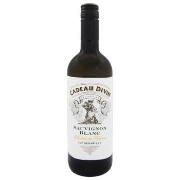 Вино Cadeau Divin Sauvignon IGP Atlantique белое сухое 12% 0,75л - купить, цены на - фото 1