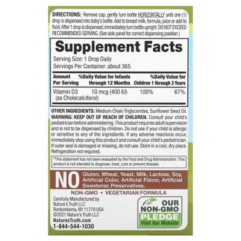 Vitamin d Nature's truth 9.2ml Usa - buy, prices for Biotus - photo 3
