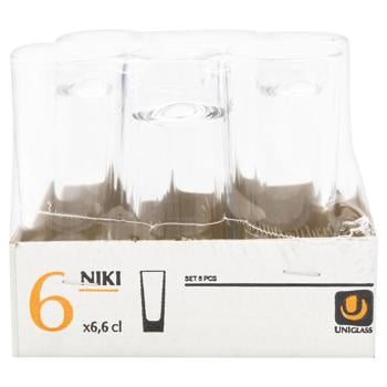 Uniglass Niki Liqueur Shot Glass 66ml 6pcs - buy, prices for METRO - photo 2