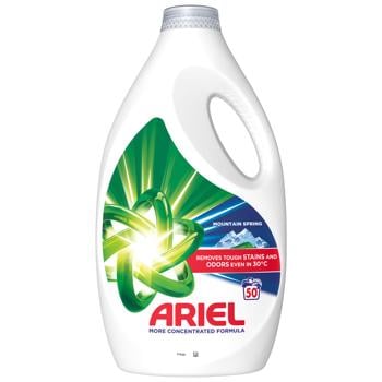 Гель для стирки Ariel Горный источник 2,25л - купить, цены на Идеал - фото 2