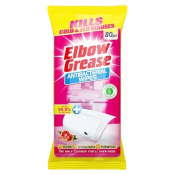 Wet wipes Elbow grease grapefruit for cleaning 80pcs - buy, prices for Grono - photo 1