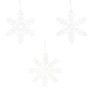 House of Seasons Snowflakes Decorative Pendants 3 types 10cm - buy, prices for MegaMarket - photo 1