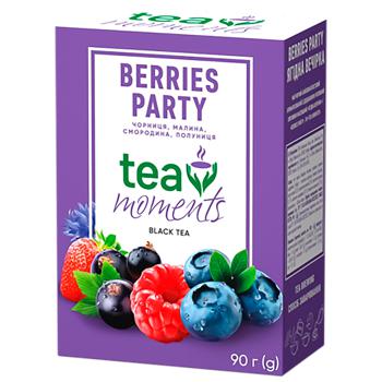 Чай чорний Tea Moments Berries Party 90г - купити, ціни на Auchan - фото 1