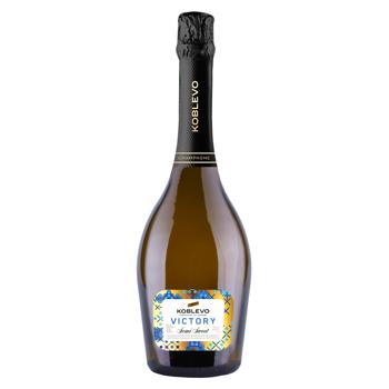 Koblevo White Semi-Sweet Sparkling Wine 10.5-12.5% 0.75l