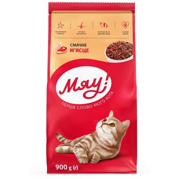 Miau! Dry Food with Meat for Cats 900g - buy, prices for MasterZoo - photo 1