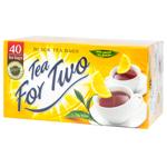 Чай For Two 40 шт. чорн. з лимоном (Польща)