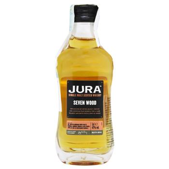 Виски Isle of Jura Seven Wood 42% 50мл - купить, цены на WINETIME - фото 1