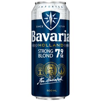 Пиво Bavaria Strong 7,9%ал. 0,5л з/б - купити, ціни на МегаМаркет - фото 1