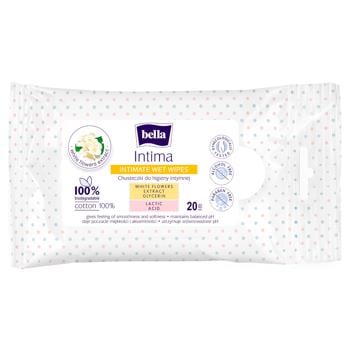 Bella Intima Wet Napkins for Intimate Hygiene 20pcs - buy, prices for NOVUS - photo 2