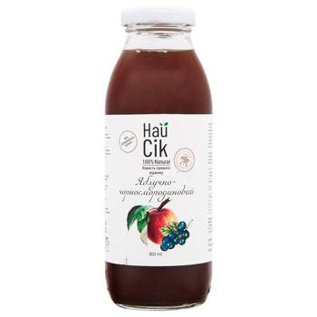 Naysik Apple-Currant Juice 0.3l - buy, prices for MegaMarket - photo 1