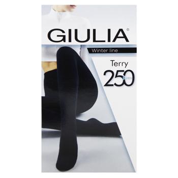 Giulia Terry 250 Den Women's Tights s.2 Nero