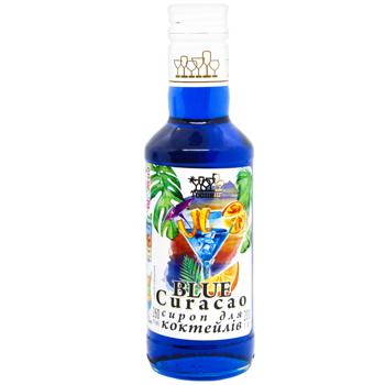 Сироп Топпинг Blue Curacao для коктейлей 200г - купить, цены на КОСМОС - фото 1