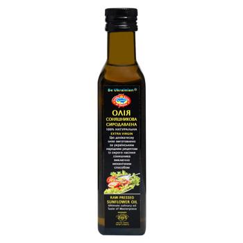 Golden Kings of Ukraine Raw-Pressed Extra Virgin Sunflower Oil 240ml - buy, prices for NOVUS - photo 1