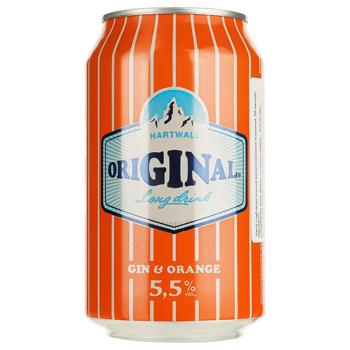 Hartwall Origina Gin & Orange Long Drink 5.5% 0.33l - buy, prices for Auchan - photo 1