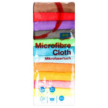 Aro Universal Microfibre Cloths 30x30cm 12pcs