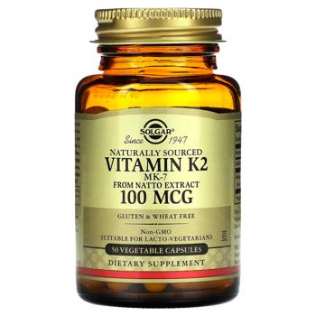 Solgar Vitamin К2 МК-7 100mcg 50 capsules