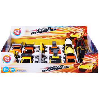 One Two Fun Metal Construction Vehicles 1:43 in assortment - buy, prices for Auchan - photo 1