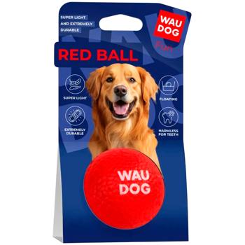 Waudog Ball іграшка для собак 7 см - червоний - купить, цены на MasterZoo - фото 1