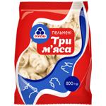 Пельмені Рудь Три м'яса 800г