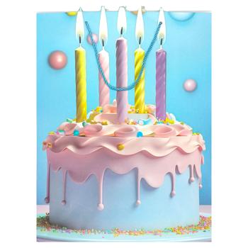 Пакет подарочный Торт 10331-8 31х40х12см - купить, цены на Чудо Маркет - фото 1