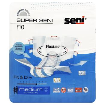 Seni Medium Adult Diapers 10pcs - buy, prices for Za Raz - photo 2