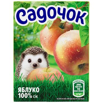 Сок Садочок яблочный 200мл - купить, цены на КОСМОС - фото 5