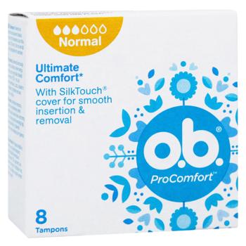 O.B.® Pro Comfort Normal Tampons 8pcs - buy, prices for COSMOS - photo 2