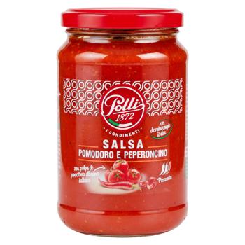 Соус POLLI Salsa pomodoro e peperoncino 350г - купити, ціни на Grono - фото 1