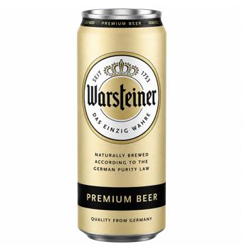 Warshteiner Premium Light Beer 4.8% 0.5l - buy, prices for COSMOS - photo 1