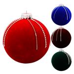 Christmas Ball with Rhinestones 100mm