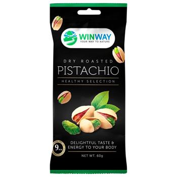 Фисташки Winway жареные соленые 60г - купить, цены на Эпицентр FOOD - фото 1