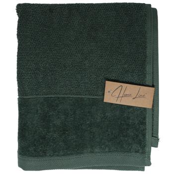 Рушник махр. HomeLine Валенсія 40х70 см Зелений 195318 - купити, ціни на КОСМОС - фото 1