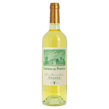 Вино Les Hauts de Palette Chateau de Portets біле сухе 12,5% 0,75л - купити, ціни на AlcoHub - фото 1