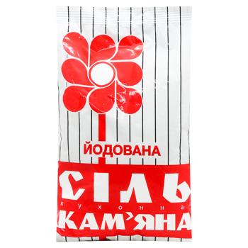Сіль НЗ кам'яна йодована 1кг - купити, ціни на МегаМаркет - фото 1