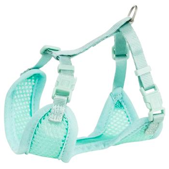 Trixie Junior Puppy Soft шлея з повідцем для цуценят S-M - м'ятний - купити, ціни на MasterZoo - фото 1