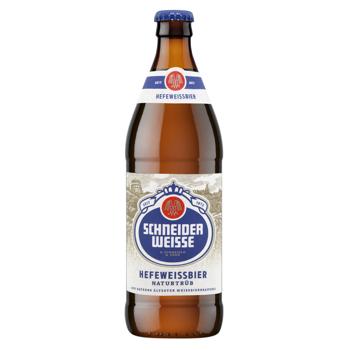 Пиво Schneider Weisse TAP1 Meine Helle Weisse світле нефільтроване 4,9% 0,5л - купити, ціни на NOVUS - фото 1