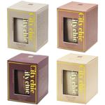 Koopman City Chic Scented Candle in Glass 8x10.5cm in assortment