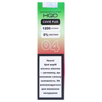 Електронна сигарета HQD Cuvie Plus 04 одноразова 5% 5мл - купить, цены на Auchan - фото 2